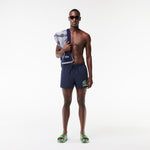 Croc Print Swim Trunks