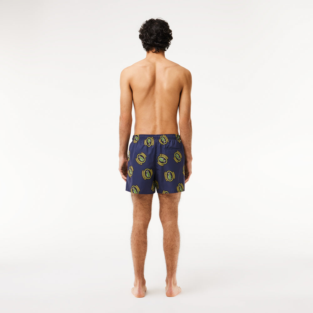 Short Printed Swim Trunks