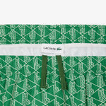 Mid Length Monogram Print Swim Trunks