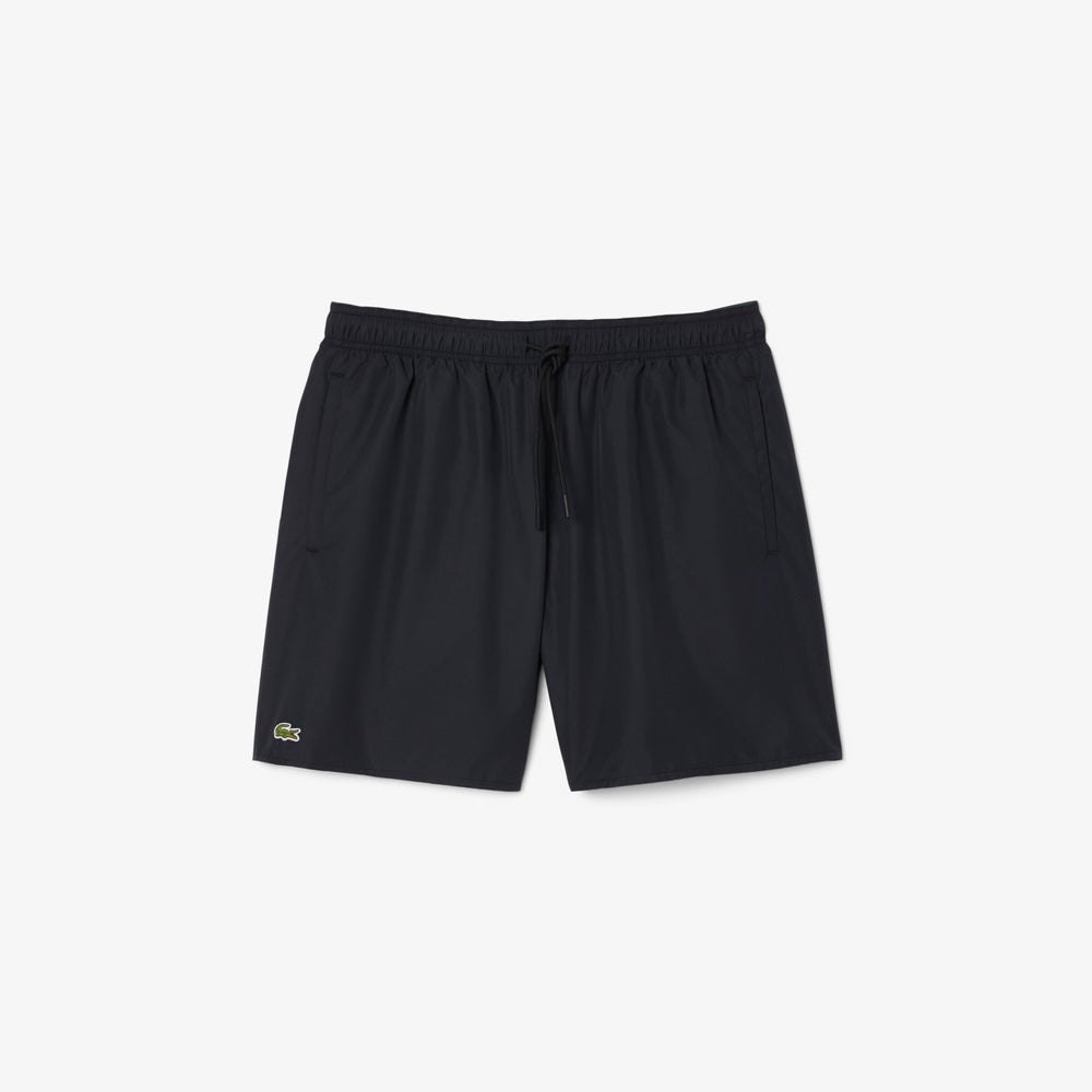 Mid Length Monochrome Swim Trunks