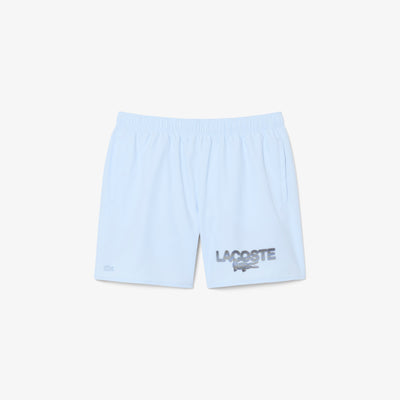 Mid Length Printed Swim Trunks