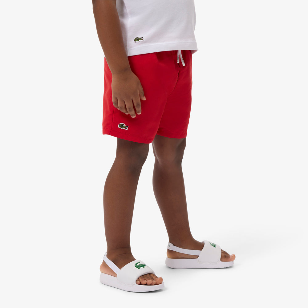 Monochrome Lined Swim Trunks