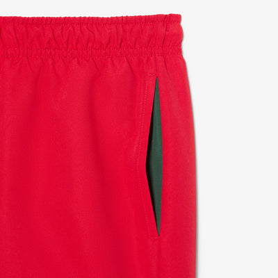 Monochrome Lined Swim Trunks