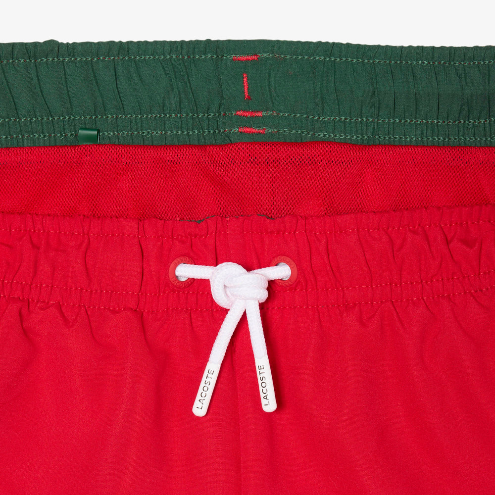 Monochrome Lined Swim Trunks