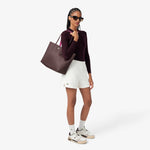 Anna Reversible Tote with Pouch