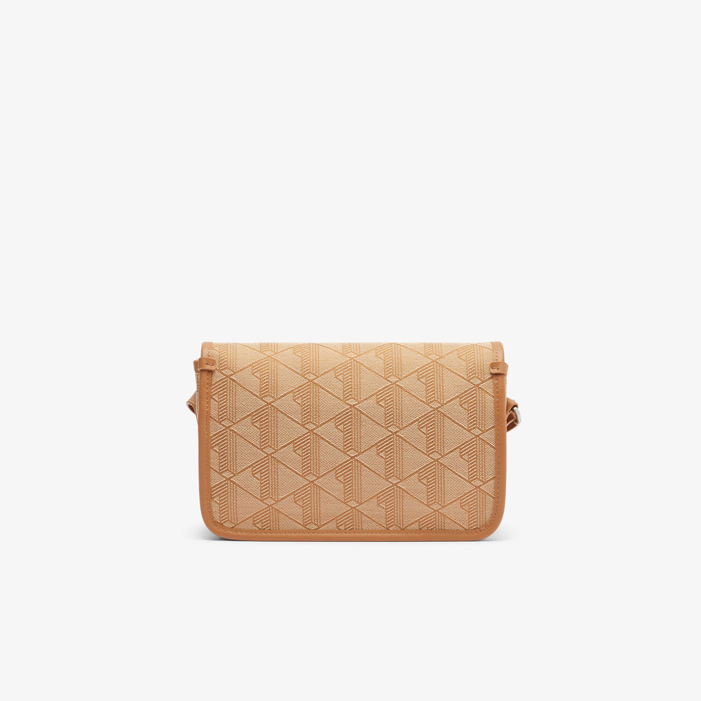 Heritage Monogram Jacquard Flap Close Shoulder Bag