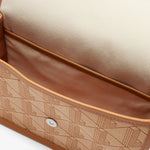Heritage Monogram Jacquard Flap Close Shoulder Bag