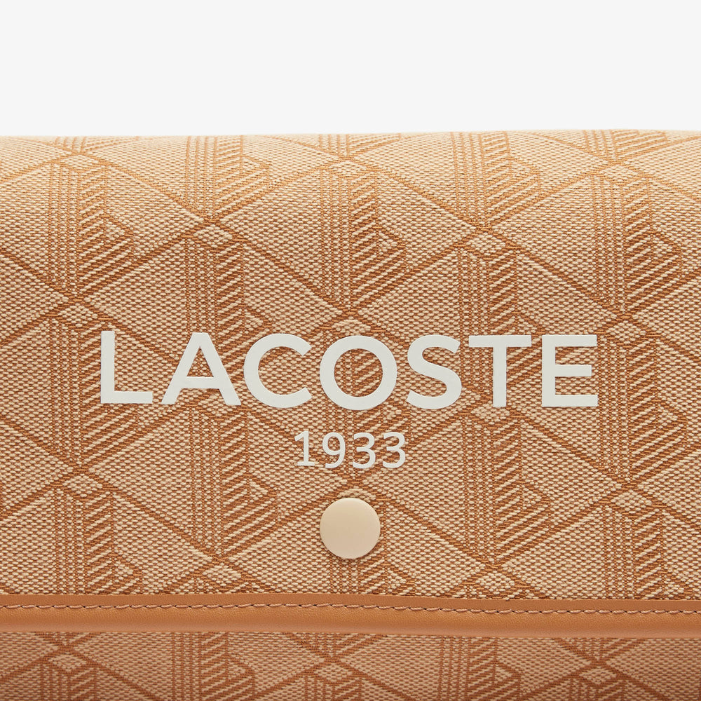 Heritage Monogram Jacquard Flap Close Shoulder Bag