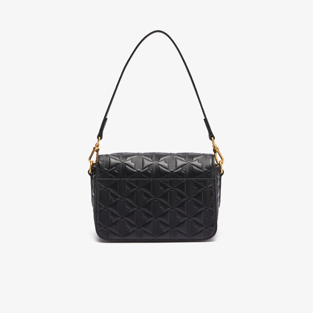 Maheki Embossed Leather Shoulder Bag