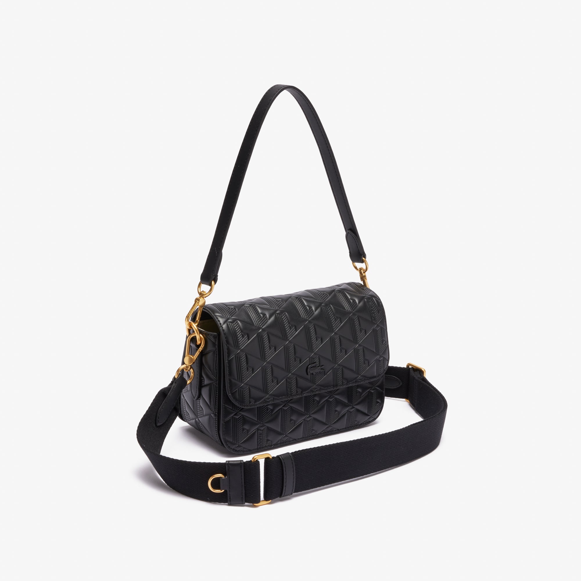 Maheki Embossed Leather Shoulder Bag – Lacoste ZA