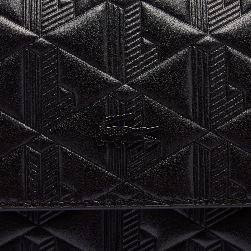 Maheki Embossed Leather Shoulder Bag