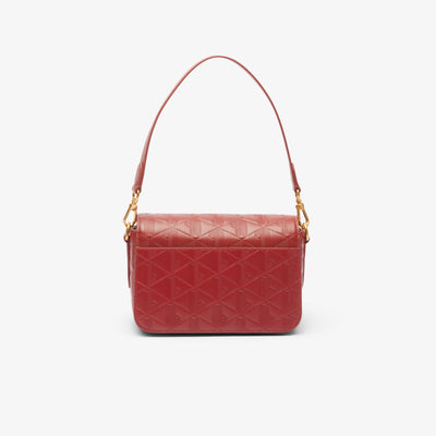 Maheki Embossed Leather Shoulder Bag