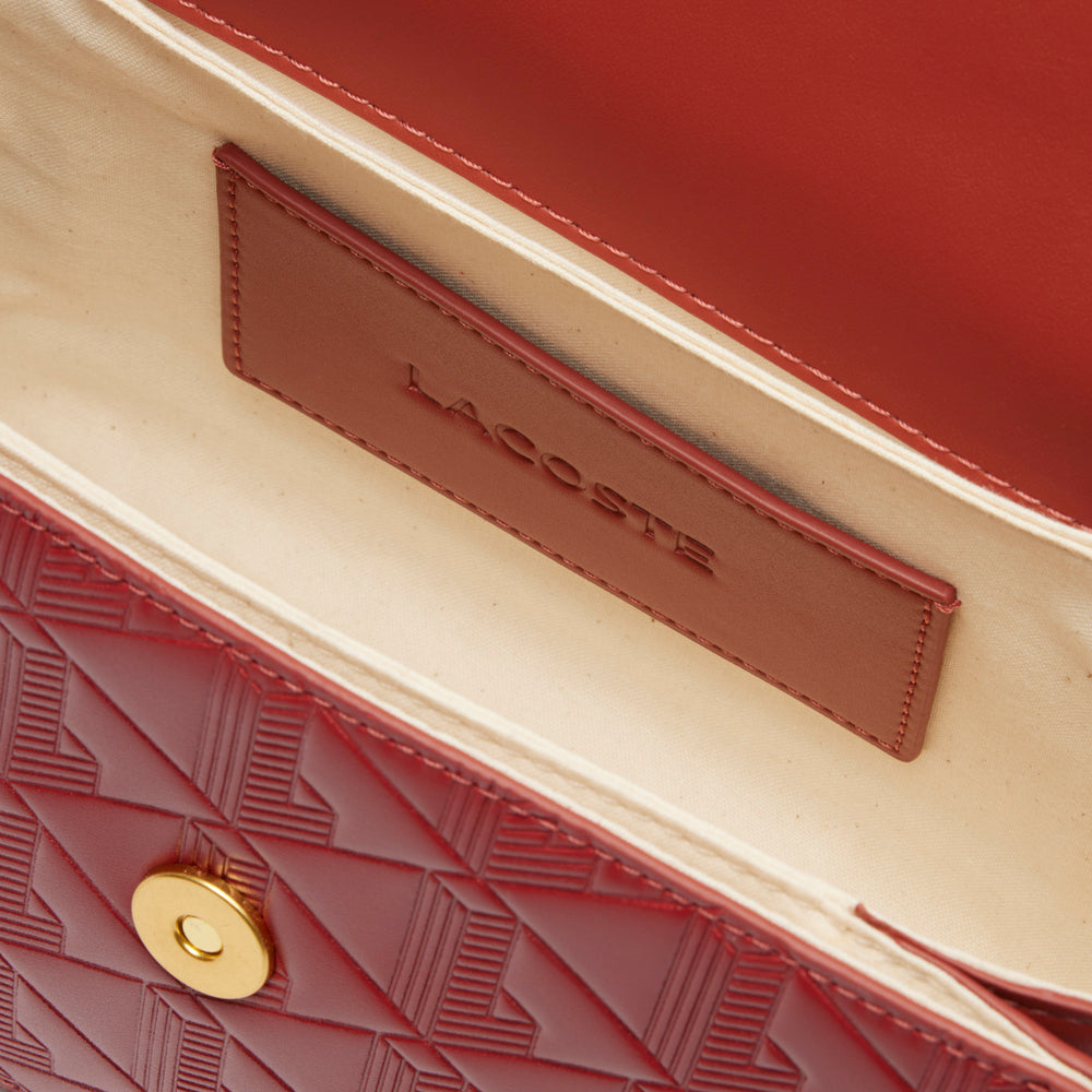 Maheki Embossed Leather Shoulder Bag