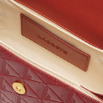 Maheki Embossed Leather Shoulder Bag