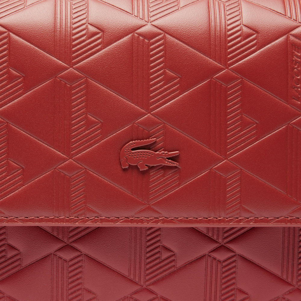 Maheki Embossed Leather Shoulder Bag
