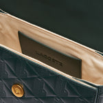 Maheki Embossed Leather Shoulder Bag