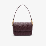 Maheki Embossed Leather Shoulder Bag