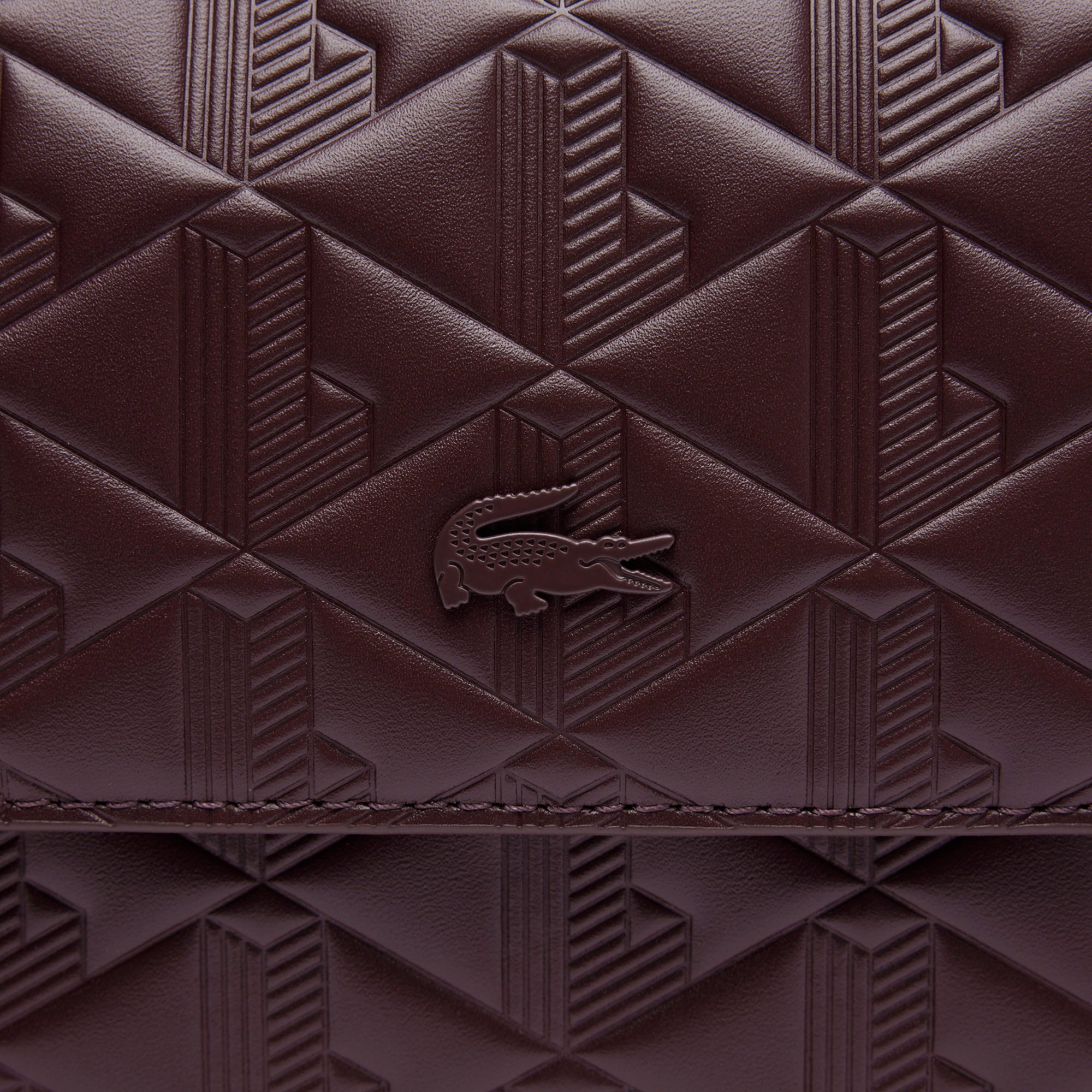 Maheki Embossed Leather Shoulder Bag – Lacoste ZA