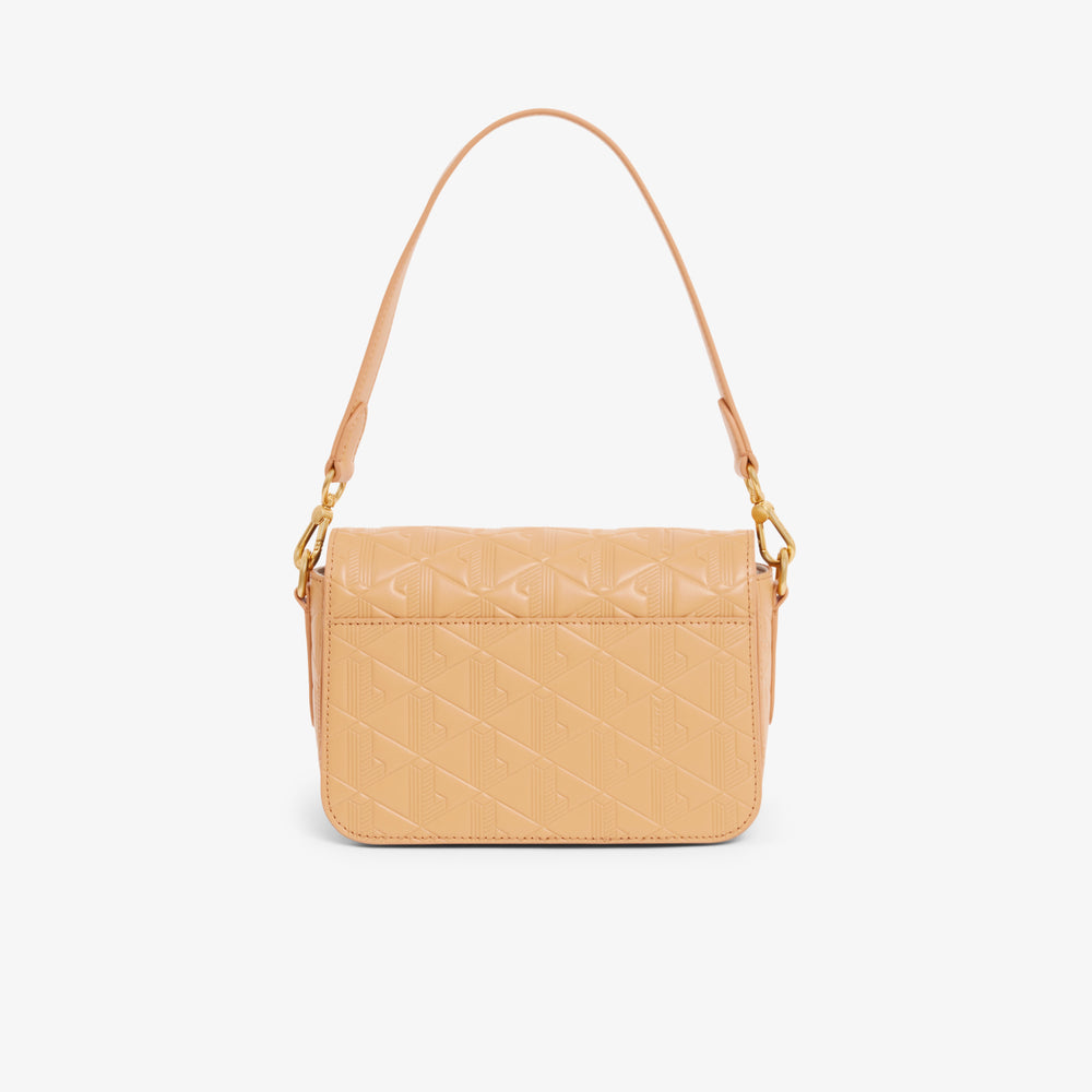 Maheki Embossed Leather Shoulder Bag