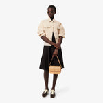 Maheki Embossed Leather Shoulder Bag
