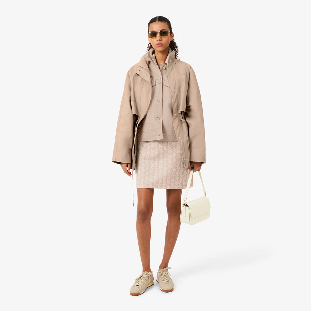 Maheki Embossed Leather Shoulder Bag