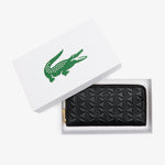 Maheki Zipped Embossed Leather Billfold