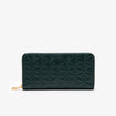 Maheki Zipped Embossed Leather Billfold
