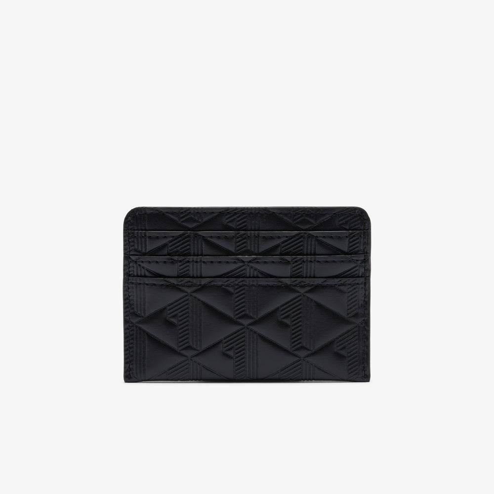 Maheki Embossed Leather Card Holder