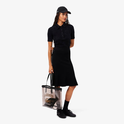 Large Anna Transparent Grained Tote