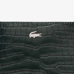 Small Chantaco Embossed Leather Half Moon Bag