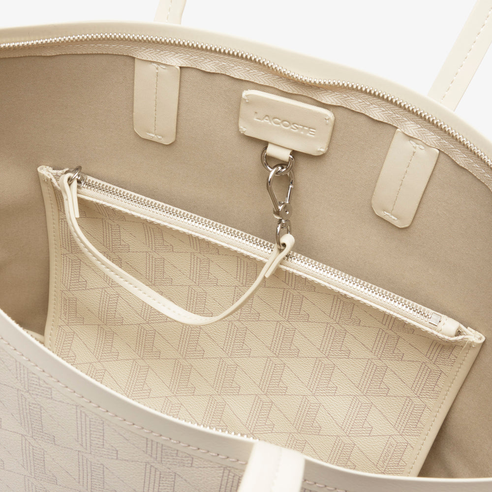 Zely Grained Tote with Pouch