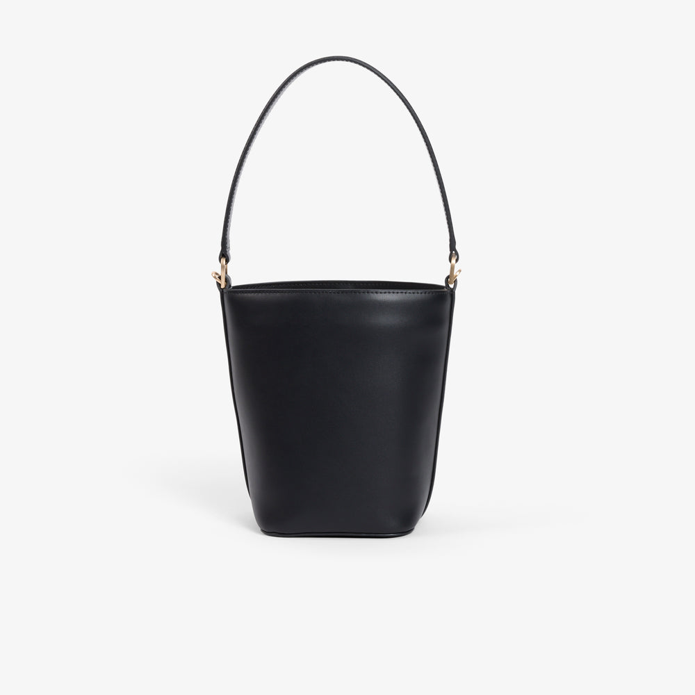 Small Tennis Bliss Leather Bucket Bag