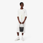 Small Tennis Bliss Leather Bucket Bag