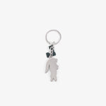 Diamanté Crocodile L Charms Key Ring