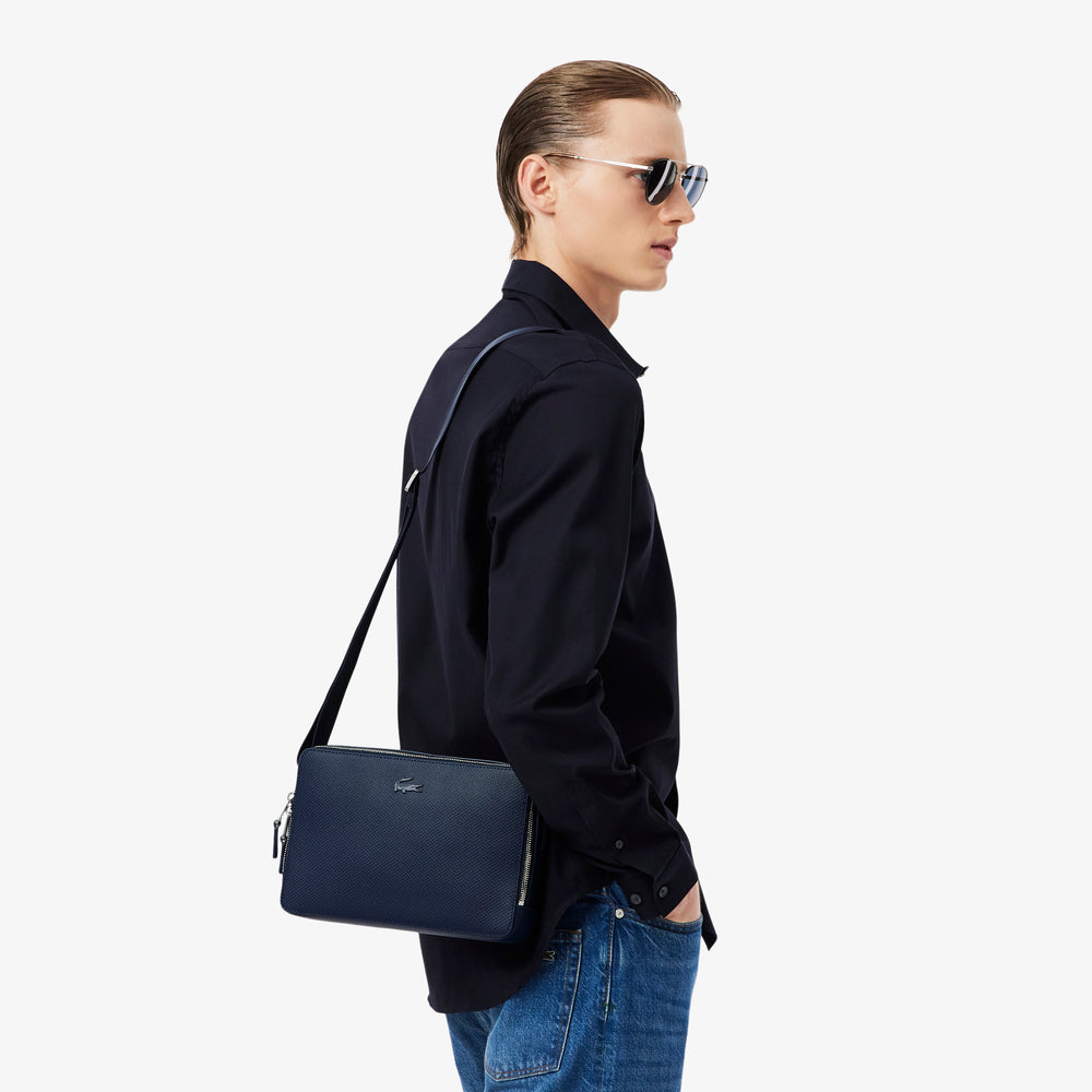 Chantaco Piqué Leather Reporter Bag
