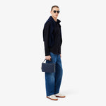 Chantaco Piqué Leather Reporter Bag