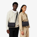 Chantaco Leather Flap Close Reporter Bag
