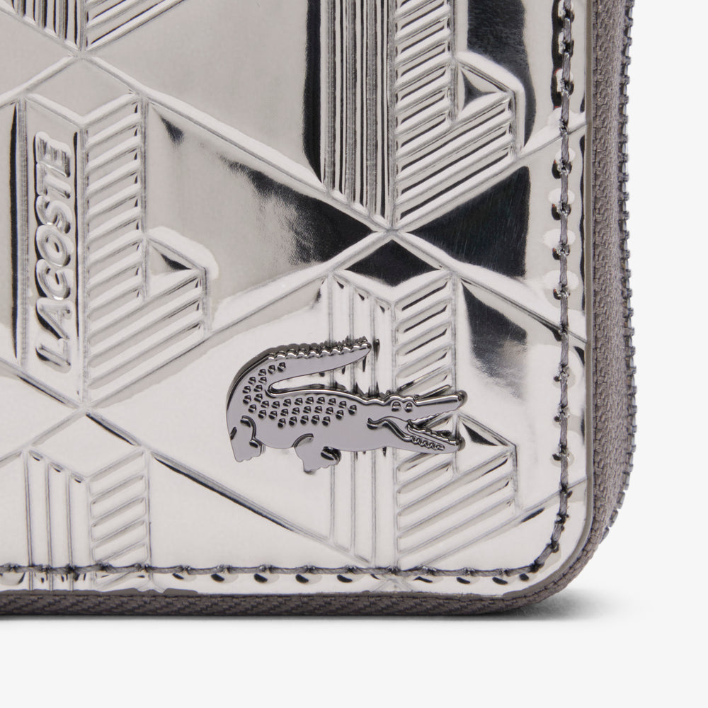 The Blend Silver Zipped Billfold
