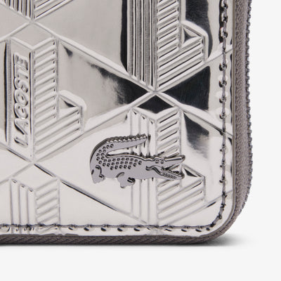 The Blend Silver Zipped Billfold
