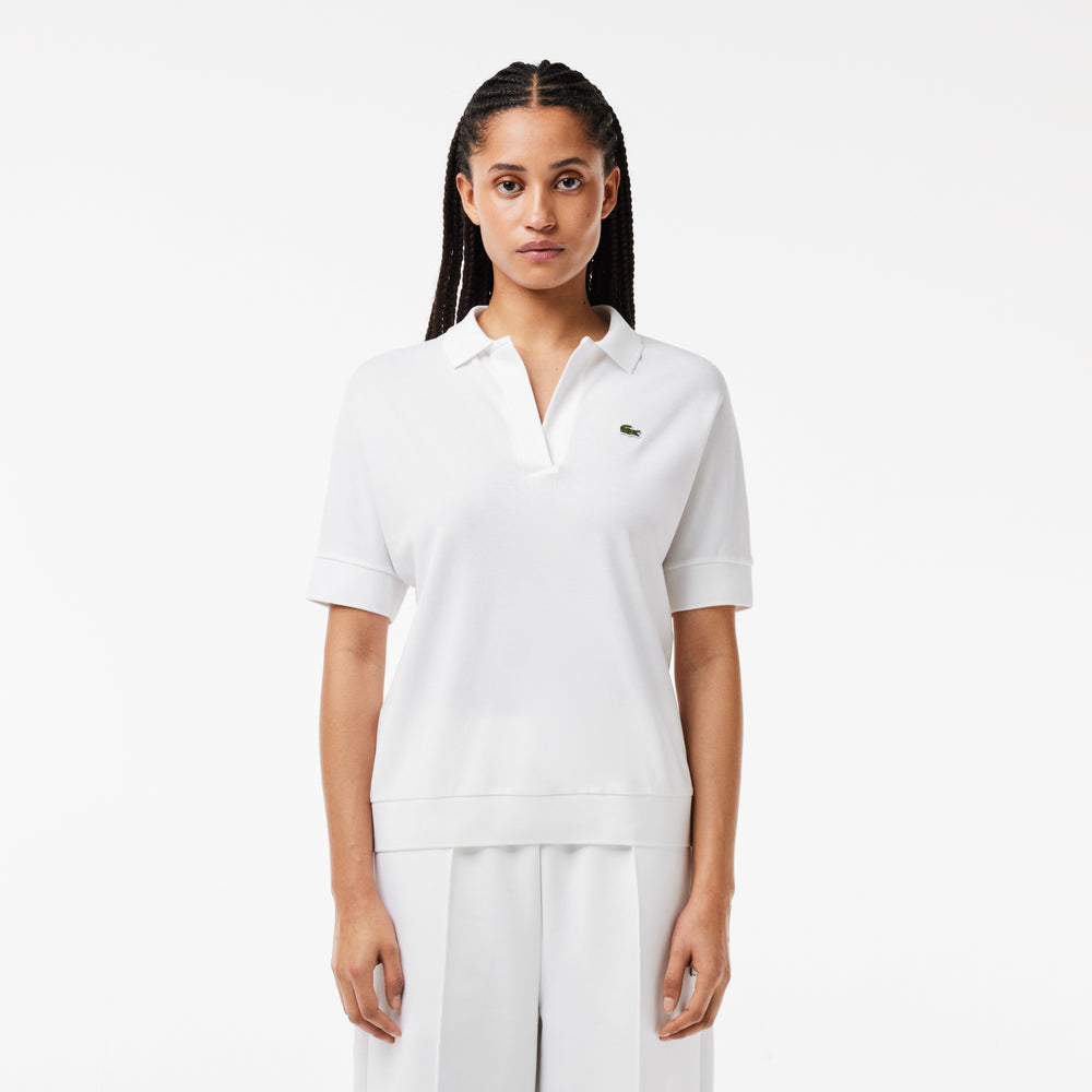 Women's Lacoste Flowy Piqué Polo Shirt
