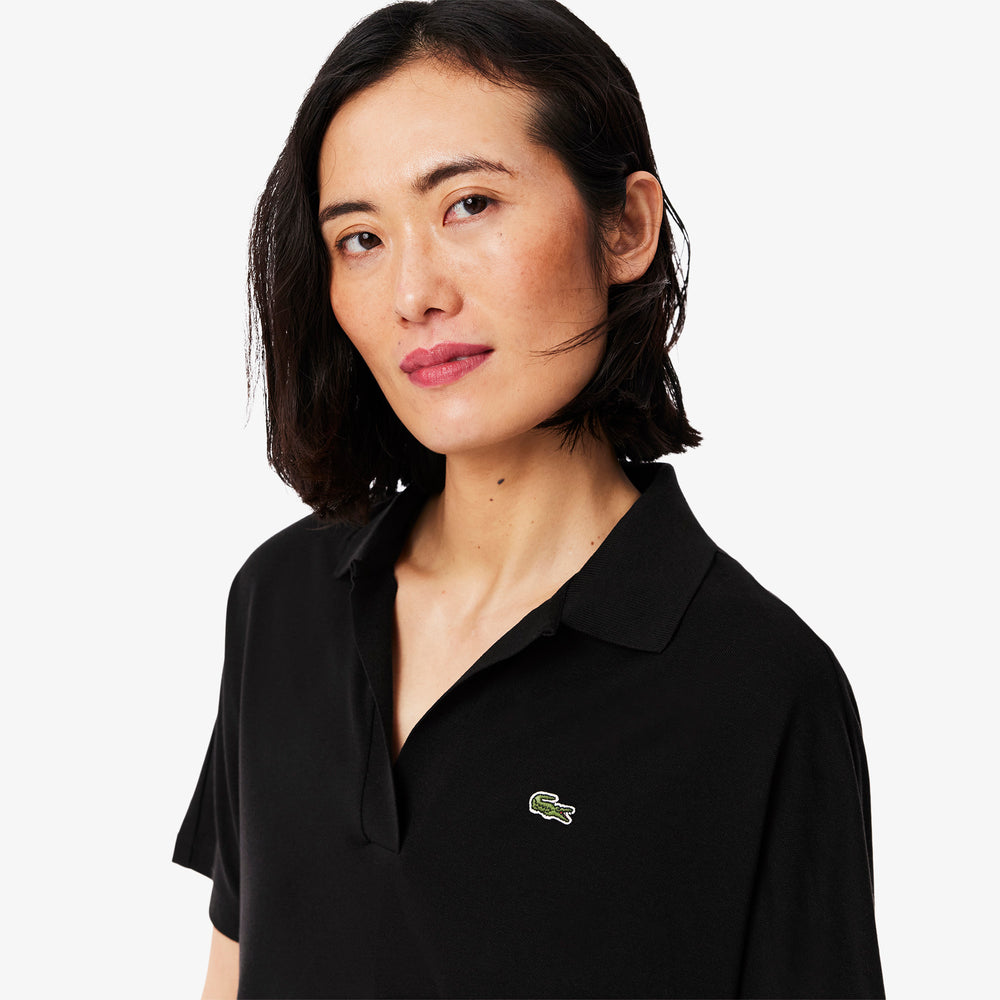Relaxed Fit Fluid Piqué Polo Shirt