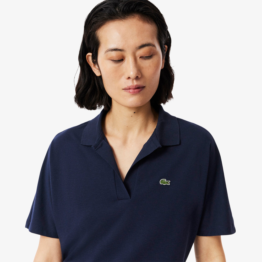 Relaxed Fit Fluid Piqué Polo Shirt