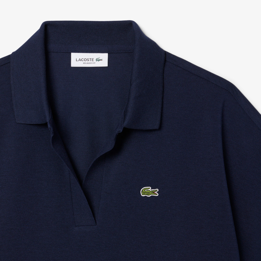 Relaxed Fit Fluid Piqué Polo Shirt