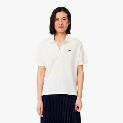 Relaxed Fit Fluid Piqué Polo Shirt