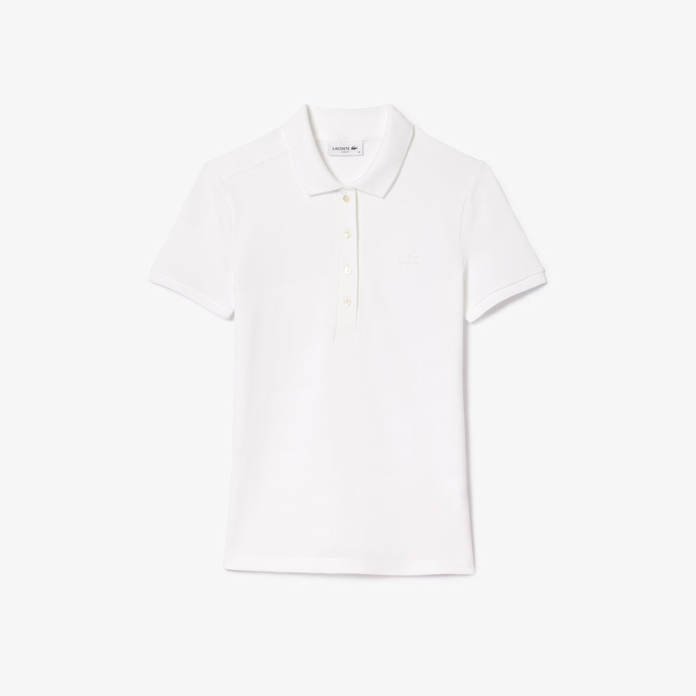 L.12.D Slim Fit Stretch Mini Piqué Polo Shirt