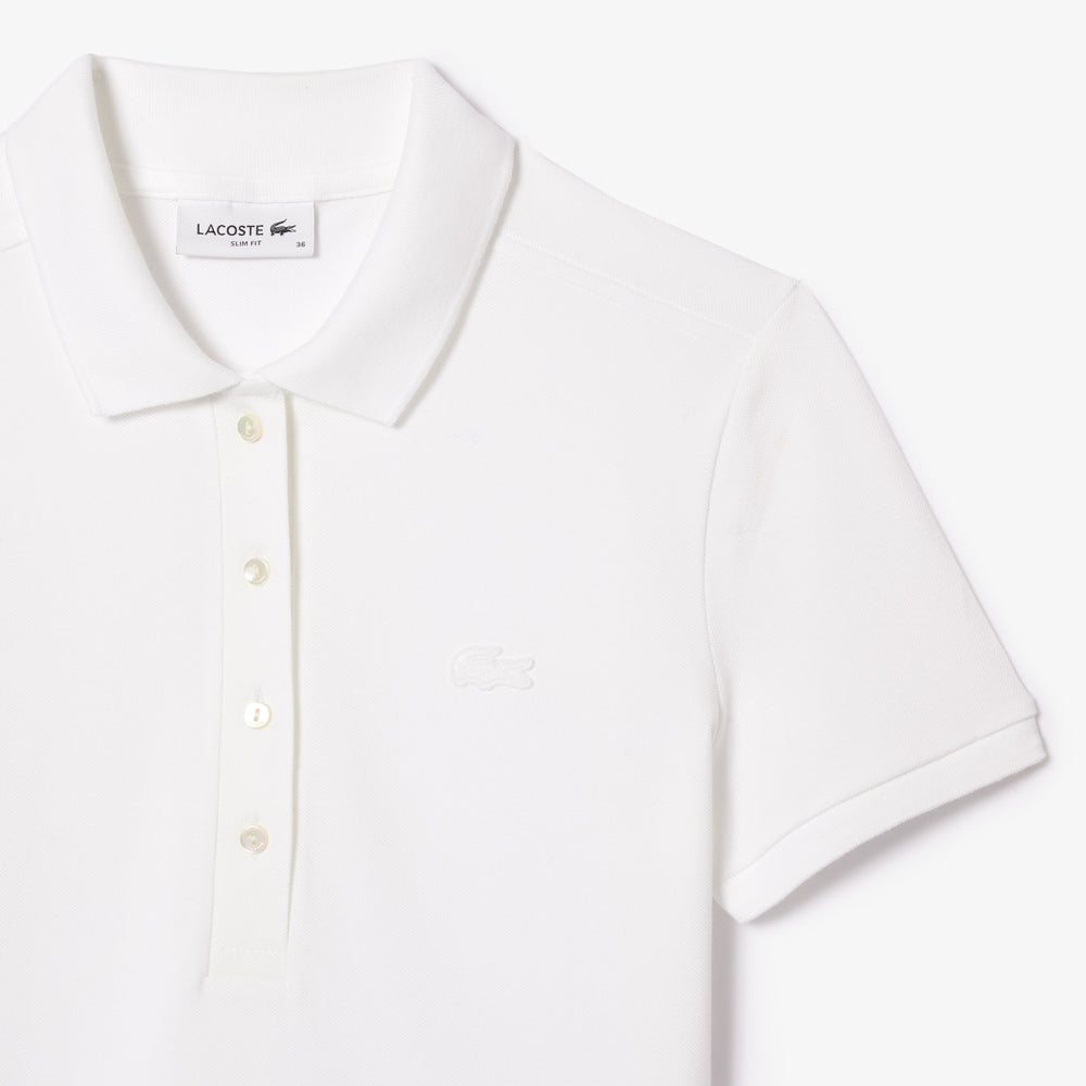 L.12.D Slim Fit Stretch Mini Piqué Polo Shirt