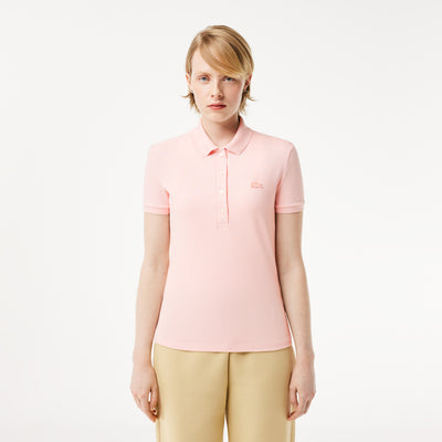 L.12.D Slim Fit Stretch Mini Piqué Polo Shirt