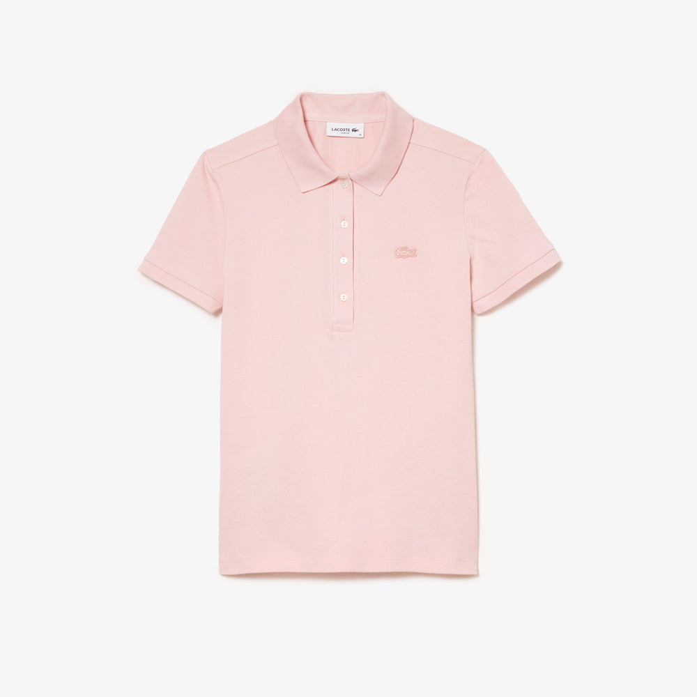 L.12.D Slim Fit Stretch Mini Piqué Polo Shirt