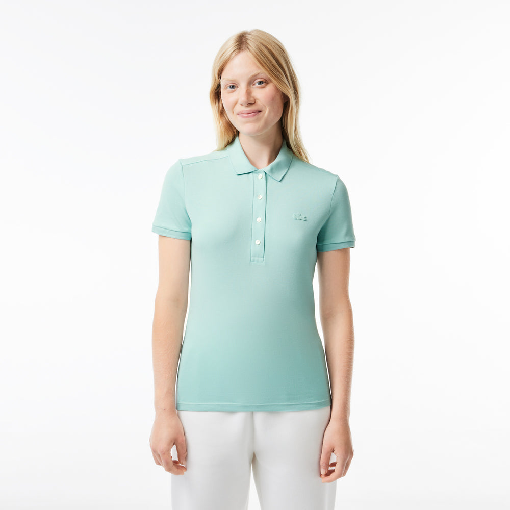 L.12.D Slim Fit Stretch Mini Piqué Polo Shirt