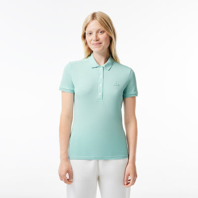 L.12.D Slim Fit Stretch Mini Piqué Polo Shirt